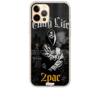 Чохол для iPhone 12 Pro Max MixCase музика 2 pac