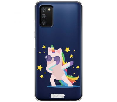 Чохол для Samsung Galaxy A03s (A037) MixCase тварини танці єдиноріжки