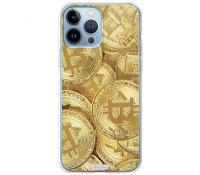 Чохол для iPhone 13 Pro MixCase гроші биткоин