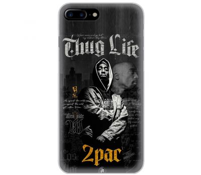 Чохол для iPhone 7 Plus / 8 Plus MixCase музика 2 pac