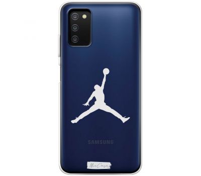 Чохол для Samsung Galaxy A03s (A307) MixCase баскетбол білий