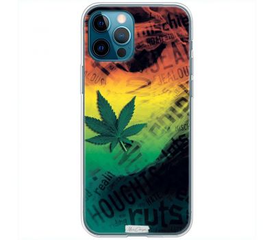 Чохол для iPhone 12 Pro MixCase трава листя дим