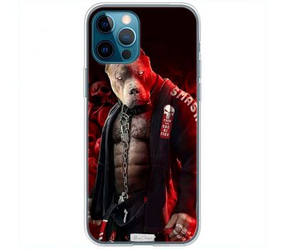 Чохол для iPhone 12 Pro MixCase спорт принт спорт піт буль боєць