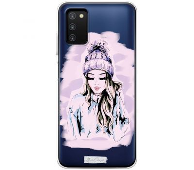 Чохол для Samsung Galaxy A03s (A037) MixCase дівчина шапці