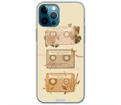 Чохол для iPhone 12 Pro MixCase музика касети