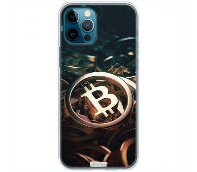 Чохол для iPhone 12 Pro MixCase гроші биткоин темний