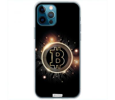 Чохол для iPhone 12 Pro MixCase гроші біткоїн чіп