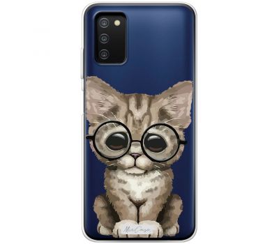 Чохол для Samsung Galaxy A03s (A037) MixCase MixCase тварини кошеня в о