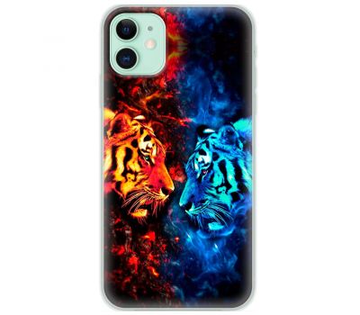 Чохол для iPhone 11 MixCase звірі два тигри