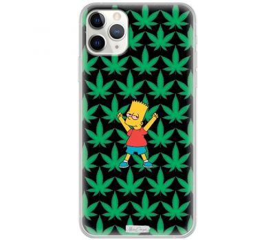 Чохол для iPhone 11 Pro Max MixCase трава листя Сімпсон