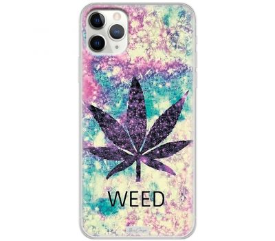 Чохол для iPhone 11 Pro Max MixCase трава листя weed