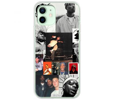 Чохол для iPhone 12 MixCase музика реп зірки