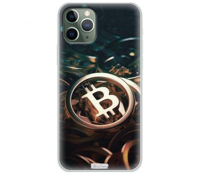 Чохол для iPhone 11 Pro MixCase гроші биткоин темний