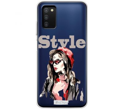 Чохол для Samsung Galaxy A03s (A037) MixCase дівчина style