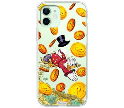 Чохол для iPhone 12 MixCase гроші скрудж макдак у золоті