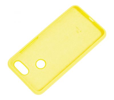 Чохол для Xiaomi Mi 8 Lite Silicone Full лимонний 279291