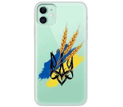 Чохол для iPhone 11 MixCase патріотичні герб із колосками 2792232