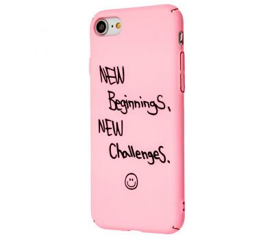 Чохол Daring для iPhone 7/8 матове покриття рожевий new