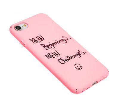 Чохол Daring для iPhone 7/8 матове покриття рожевий new 2793670