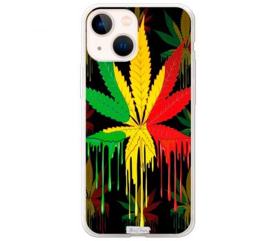 Чохол для iPhone 13 MixCase трава листя у квітах