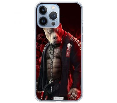 Чохол для iPhone 13 Pro MixCase спорт принт спорт піт буль боєць