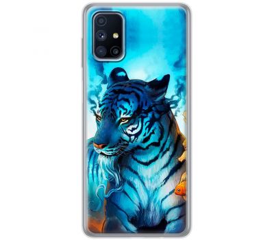 Чохол для Samsung Galaxy M51 (M515) MixCase звірі білий тигр