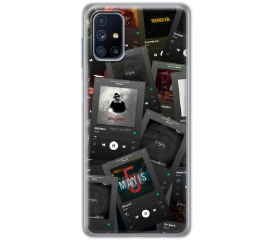 Чохол для Samsung Galaxy M51 (M515) MixCase музика альбоми темний