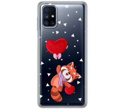 Чохол для Samsung M51 (M515) MixCase день закоханих єнот та кулька