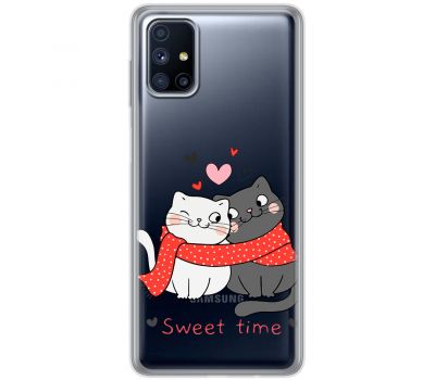 Чохол для Samsung M51 (M515) MixCase день закоханих закохані коти