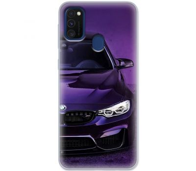 Чохол для Samsung Galaxy M21 / M30s MixCase авто бмв фіолетовий