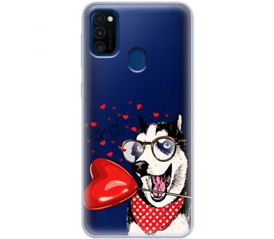 Чохол для Samsung M21 / M30s MixCase день закоханих закоханий собака