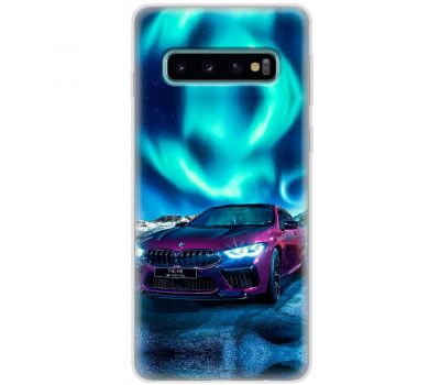 Чохол для Samsung Galaxy S10 (G973) MixCase авто бмв бордова