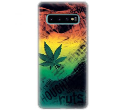 Чохол для Samsung Galaxy S10 (G973) MixCase трава листя дим