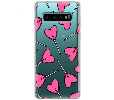 Чохол для Samsung S10 (G973) MixCase день закоханих цукерка серце