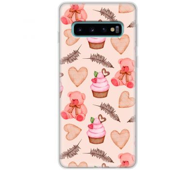 Чохол для Samsung S10 (G973) MixCase день закоханих плюшевий ведмедик