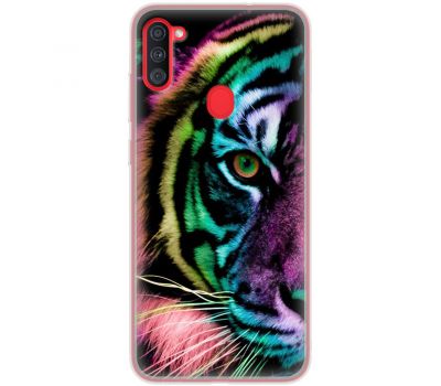 Чохол для Samsung Galaxy A11 / M11 MixCase звірі кольоровий тигр