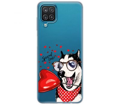 Чохол для Samsung Galaxy A12 / M12 MixCase день закоханих закоханий собака