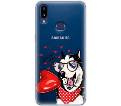 Чохол для Samsung Galaxy A10s (A107) MixCase день закоханих закоханий собака