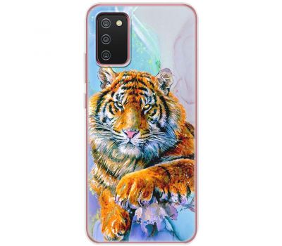 Чохол для Samsung Galaxy A02s (A025) MixCase звірі тигр