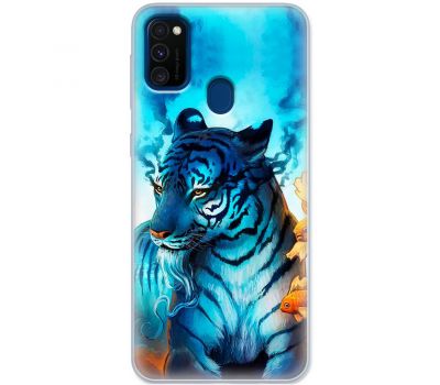 Чохол для Samsung Galaxy M21 / M30s MixCase звірі білий тигр