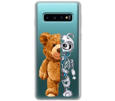 Чохол для Samsung Galaxy S10 (G973) MixCase робот ведмідь
