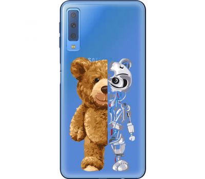 Чохол для Samsung Galaxy A7 2018 (A750) MixCase робот ведмідь