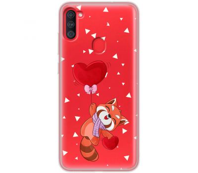 Чохол для Samsung Galaxy A11 / M11 MixCase день закоханих єнот та кулька