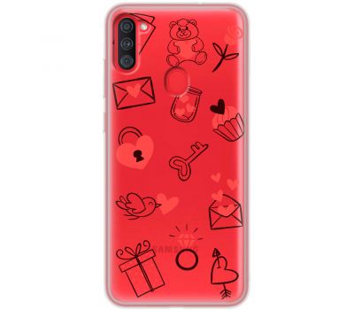 Чохол для Samsung Galaxy A11 / M11 MixCase день закоханих кохання всюди