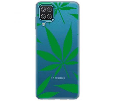 Чохол для Samsung Galaxy A12 / M12 MixCase трава листя