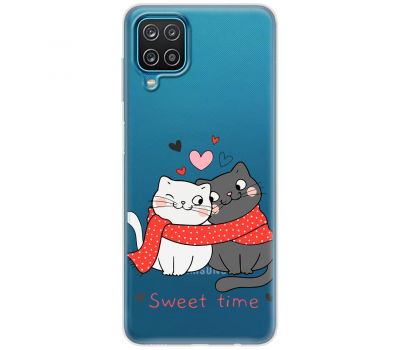 Чохол для Samsung Galaxy A12 / M12 MixCase день закоханих закохані коти