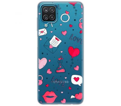 Чохол для Samsung Galaxy A12 / M12 MixCase день закоханих I love you