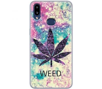 Чохол для Samsung Galaxy A10s (A107) MixCase трава листя weed