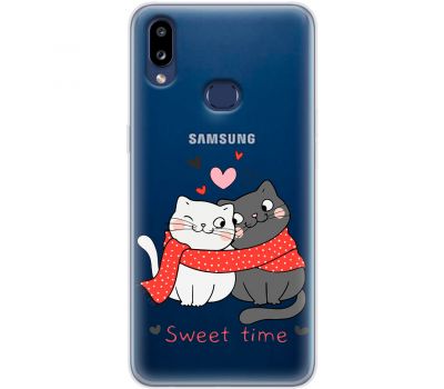 Чохол для Samsung Galaxy A10s (A107) MixCase день закоханих закохані коти