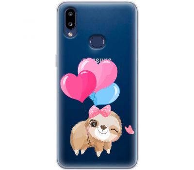 Чохол для Samsung Galaxy A10s (A107) MixCase день закоханих лінивець з шаприками